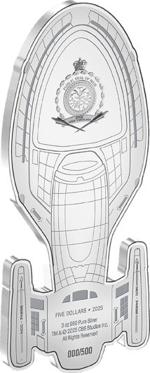 3 Unze Silber Star Trek EU.S.S. Voyager 2025 (Auflage: 500 | Polierte Platte)