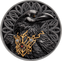 1 Unze Silber Creatures of Nocturne The Raven 2025 (Auflage: 1.000 | High Relief)