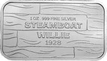 1 Unze Silber Steamboat Willie