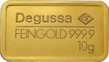 10g Goldbarren Degussa (Umlaufware)