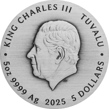 5 Unze Silber Einhorn 2025 (Auflage: 388 | Antik Finish)