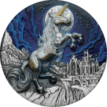 5 Unze Silber Einhorn 2025 (Auflage: 388 | Antik Finish)