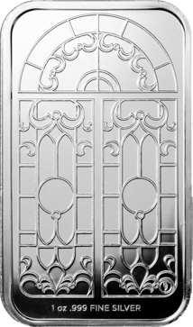1 Unze Silberbarren 10 Gebote