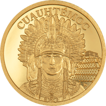 0,5g Gold Azteken Cuauhtemoc 2025 (Auflage: 5.000 | Polierte Platte)