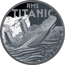 1 Unze Silber RMS Titanic 2025 (Auflage: 800 | Black Proof)