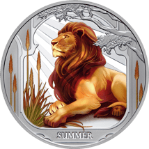 1 Unze Silber Summer Lion 2025 (Auflage: 1.000 | Polierte Platte)