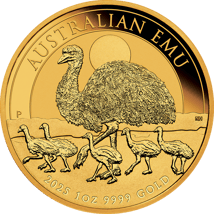 1 Unze Gold Emu 2025 (Auflage: 5.000)