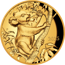 1 Unze Gold Koala 2025 (Auflage: 250 | High Relief | Polierte Platte)