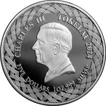 1 Unze Silber Tokelau Longfin Bannerfish 2024 (Auflage: 10.000)