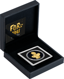 Gold Schnuller Münze