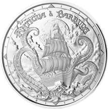 1 Unze Silber EC8 Antigua & Barbuda Rum Runner and Kraken 2024 (Auflage: 25.000)