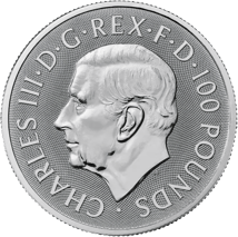 1 Unze Platin Tudor Beasts Greyhound 2025