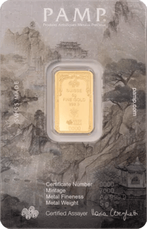 5g Goldbarren PAMP Lucky Buddha