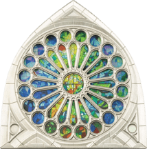 Silber Rosenfenster der Sagrada Familia 2025 (Auflage: 300)