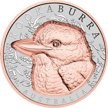 1 Unze Silber Kookaburra Super Incuse 2025 (Auflage: 1.000 | Rosegold | Prooflike)