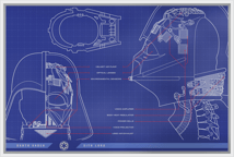 1 Unze Silber Darth Vader Blueprint 2025 (Auflage: 1.000)