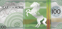 Silber Banknote Year of the Horse 2026 (Auflage: 5.000 | Prooflike)