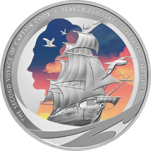 1 Unze Silber Kapitän Cook Zweite Entdeckungsreise 2025 (Auflage: 750 | Polierte Platte)