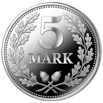 1 Unze Silber 5 Silbermark 2025 (Auflage: 5.000 | Polierte Platte)