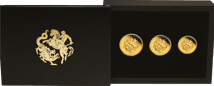 Gold Australian Sovereign 3 Münzen Set 2025 (Auflage: 250 | Polierte Platte)