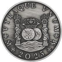 1 Unze Silber Pillar Dollar 225. Jubiläum Proclamation Coin 2025 (Auflage: 2.500 | | Antik Finish)