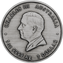 1 Unze Silber Pillar Dollar 225. Jubiläum Proclamation Coin 2025 (Auflage: 2.500 | | Antik Finish)