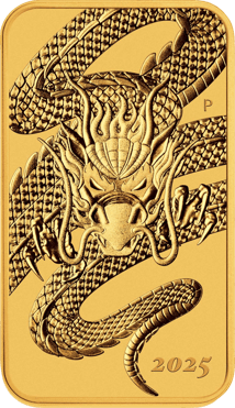 1 Unze Goldbarren Drache 2025 (Auflage: 8.888)