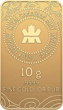 10g Goldbarren Kanada Jahr der Schlange 2025