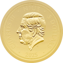 1/25 Unze Gold Tschechischer Löwe 2025 (Auflage: 20.000)