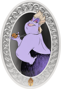 1 Unze Silber Disney Villains Ursula 2025 (Auflage: 2.000 | Polierte Platte)