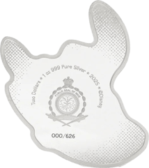 1 Unze Silber Disney Stitch - Surf's Up 2025 (Auflage: 626 | Spiegelglanz)