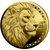 0,5g Gold African Animals Löwe 2025 (Auflage: 1.000 | Polierte Platte)