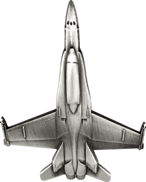 1 Unze Silber Kampfjet 2024 (Auflage: 999 | Antik Finish)