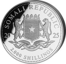 1 kg Silber Wildlife Leopard 2025 (Auflage: 500)