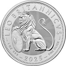 1 Unze Silber British Lion 2025 (Auflage: 50.000)