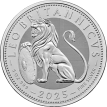 5 Unze Silber British Lion 2025