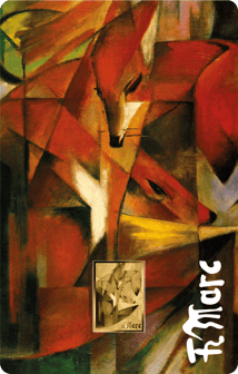 Gold Franz Marc The Foxes Münze