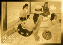 Gold Paul Gauguin Siesta Münze