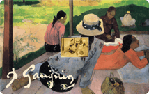 Gold Paul Gauguin Siesta Münze