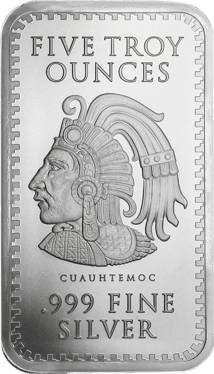 5 Unze Silberbarren Aztekenkalender