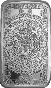 5 Unze Silberbarren Aztekenkalender