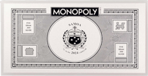 Silber Monopoly Geldschein 2024 (Auflage: 10.000)
