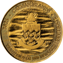 1/10 Unze Gold Cayman Islands Schildkröte 2025 (Auflage: 1.000)