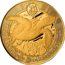 1 Unze Gold Cayman Islands Schildkröte 2025 (Auflage: 1.000)