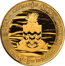 1 Unze Gold Cayman Islands Schildkröte 2025 (Auflage: 1.000)