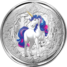 1 Unze Silber Fiji Unicorn Azurea 2024 (Auflage: 1.500)