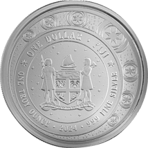 1 Unze Silber Fiji Unicorn Rainbow 2024 (Auflage: 3.000)