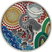 2 Unze Silber Emu Utingat 2025 (Auflage: 2.000 | Antik Finish)