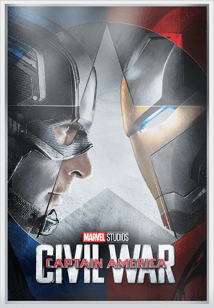 1.5 oz Silver Marvel Captain America Civil War Coin Note 2025 (Mintage: 500 | Proof)