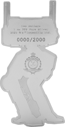 1 Unze Silber Star Wars Droids BD-72 2025 (Auflage: 2.000 | Polierte Platte)